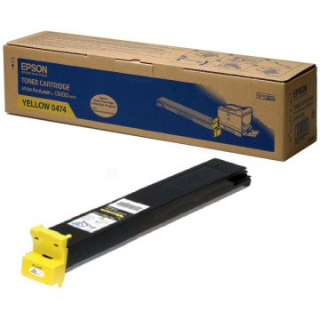 Toner d'origine - Epson C13S050474 / 0474 - jaune