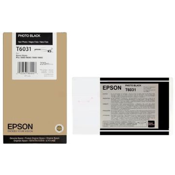 Cartouche d'origine - Epson C13T603100 / T6031 - noire