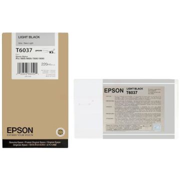 Cartouche d'origine - Epson C13T603700 / T6037 - noire