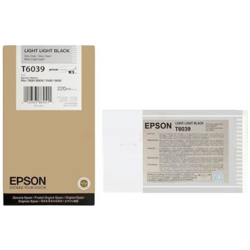 Cartouche d'origine - Epson C13T603900 / T6039 - noire