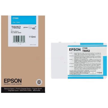 Cartouche d'origine - Epson C13T605200 / T6052 - cyan