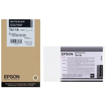 Cartouche d'origine - Epson C13T611800 / T6118 - noire