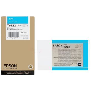 Cartouche d'origine - Epson C13T612200 / T6122 - cyan