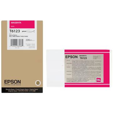 Cartouche d'origine - Epson C13T612300 / T6123 - magenta