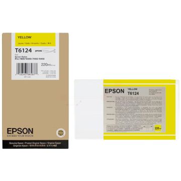 Cartouche d'origine - Epson C13T612400 / T6124 - jaune