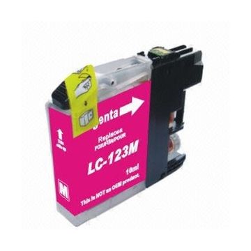 Cartouche compatible - Brother LC123M - magenta