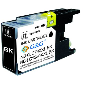 Cartouche compatible - Brother LC1280XLBK - noire