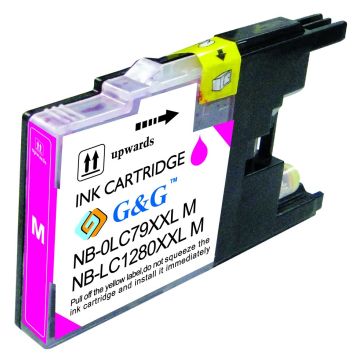 Cartouche compatible - Brother LC1280XLM - magenta