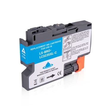 Cartouche compatible - Brother LC3235XLC - cyan