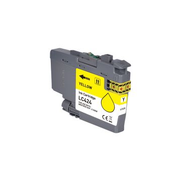 Cartouche compatible - Brother LC424Y - jaune