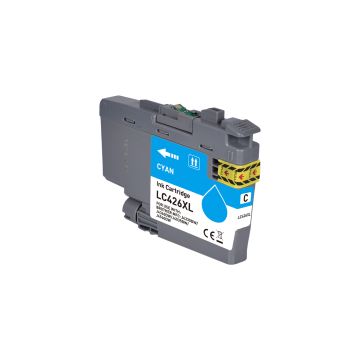 Cartouche compatible - Brother LC426XLC - cyan