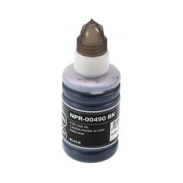 Bouteille d'encre compatible - Canon 0663C001 / GI-490 BK - noire