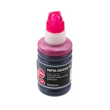 Bouteille d'encre compatible - Canon 0665C001 / GI-490 M - magenta