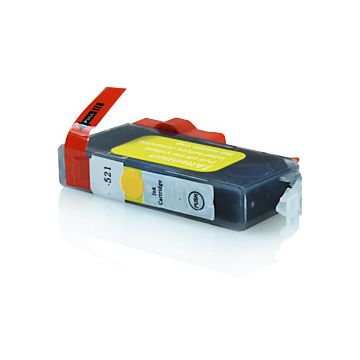 Cartouche compatible - Canon 2936B001 / CLI-521 Y - jaune