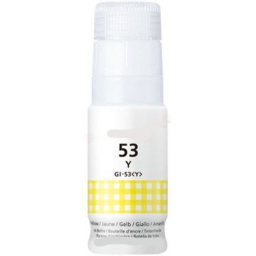 Bouteille d'encre compatible - Canon 4690C001 / GI-53 Y - jaune