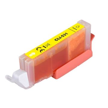 Cartouche compatible - Canon 6121C001 / CLI-531 Y - jaune