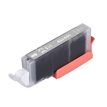 Cartouche compatible - Canon 6122C001 / CLI-531 GY - grise