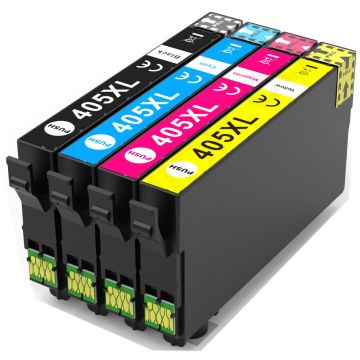 Cartouches compatibles - Epson - 405XL / C13T05H64010 - Multipack 4 couleurs (BK,C,M,Y)