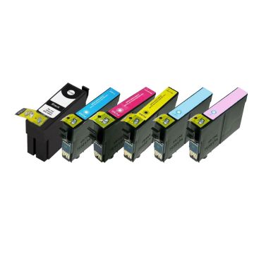 Cartouches compatibles - Epson - 378XL / C13T37984010 - Multipack 6 couleurs (BK,C,M,Y,PM,PC)