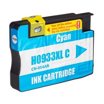 Cartouche compatible - HP CN054AE / 933XL - cyan