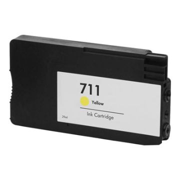 Cartouche compatible - HP CZ132A / 711 - jaune