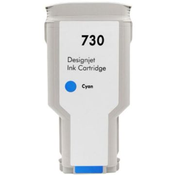 Cartouche compatible - HP P2V68A / 730 - cyan