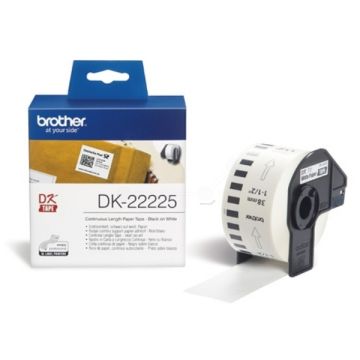 Ruban cassette d'origine - Brother DK22225 - blanc