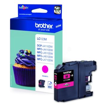 Cartouche d'origine - Brother LC123M - magenta