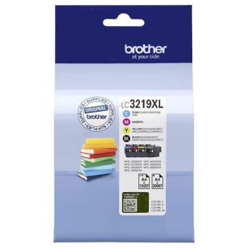 Cartouches d'origine - Brother LC3219XLVAL - multipack 4 couleurs : noire, cyan, magenta, jaune