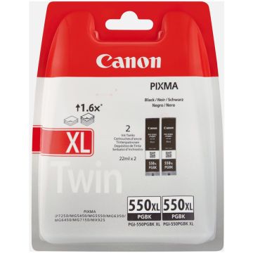 Cartouche d'origine - Canon 6431B005 / PGI-550 PGBKXL - noire - pack de 2