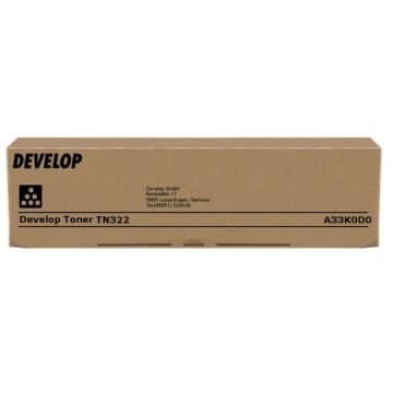 Toner d'origine - Develop A33K0D0 / TN-322 - noir