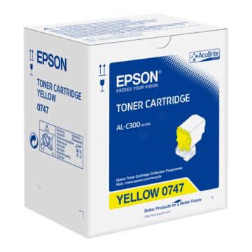 Toner d'origine - Epson C13S050747 / 0747 - jaune