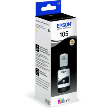 Bouteille d'encre d'origine - Epson C13T00Q140 / 105 - noire