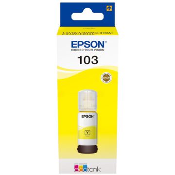 Bouteille d'encre d'origine - Epson C13T00S44A / 103 - jaune