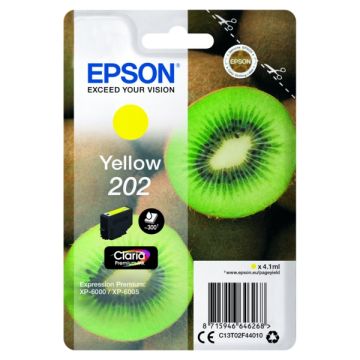 Cartouche d'origine - Epson C13T02F44010 / 202 - jaune