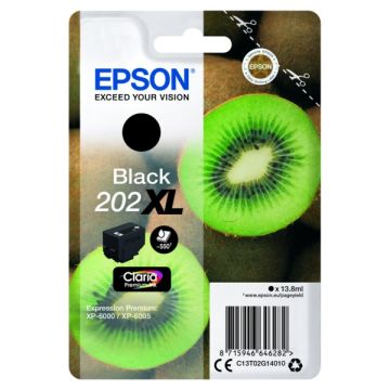 Cartouche d'origine - Epson C13T02G14010 / 202XL - noire