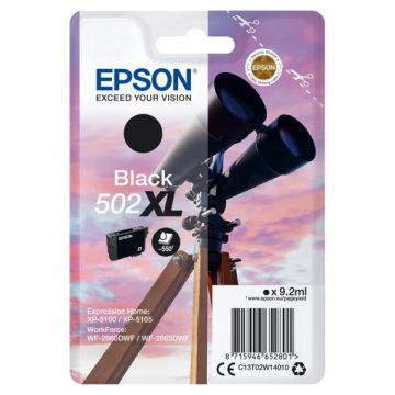 Cartouche d'origine - Epson C13T02W14020 / 502XL - noire