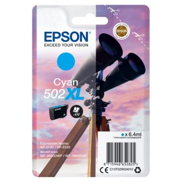 Cartouche d'origine - Epson C13T02W24010 / 502XL - cyan