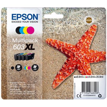 Cartouches d'origine - Epson C13T03A64010 / 603XL - multipack 4 couleurs : noire, cyan, magenta, jaune