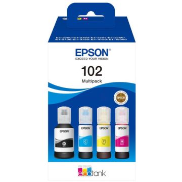 Cartouches d'origine - Epson C13T03R640 / 102 - multipack 4 couleurs : noire, cyan, magenta, jaune