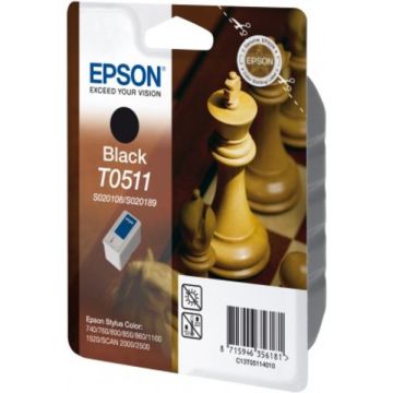 Cartouche d'origine - Epson C13T05114010 / T0511 - noire