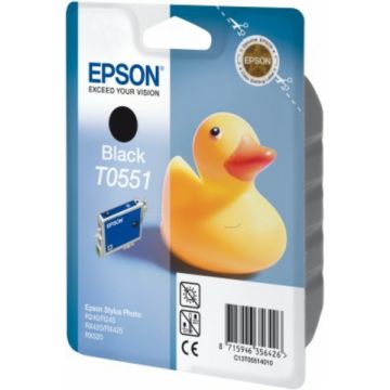 Cartouche d'origine - Epson C13T05514010 / T0551 - noire