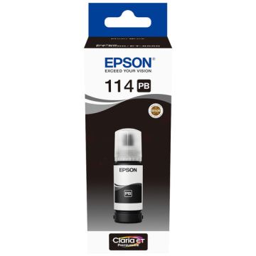 Bouteille d'encre d'origine - Epson C13T07B140 / 114 - noire