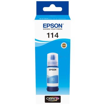 Bouteille d'encre d'origine - Epson C13T07B240 / 114 - cyan