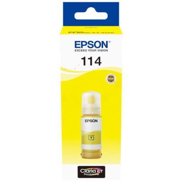 Bouteille d'encre d'origine - Epson C13T07B440 / 114 - jaune