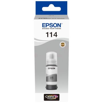 Bouteille d'encre d'origine - Epson C13T07B540 / 114 - grise