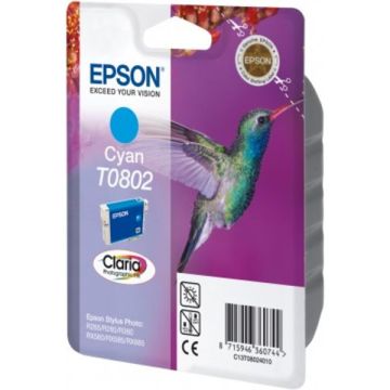 Cartouche d'origine - Epson C13T08024011 / T0802 - cyan