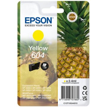 Cartouche d'origine - Epson C13T10G44010 / 604 - jaune