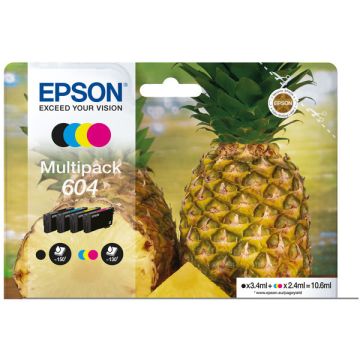 Cartouches d'origine - Epson C13T10G64020 / 604 - multipack 4 couleurs : noire, cyan, magenta, jaune