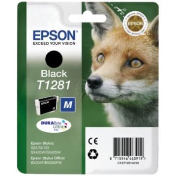 Cartouche d'origine - Epson C13T12814012 / T1281 - noire